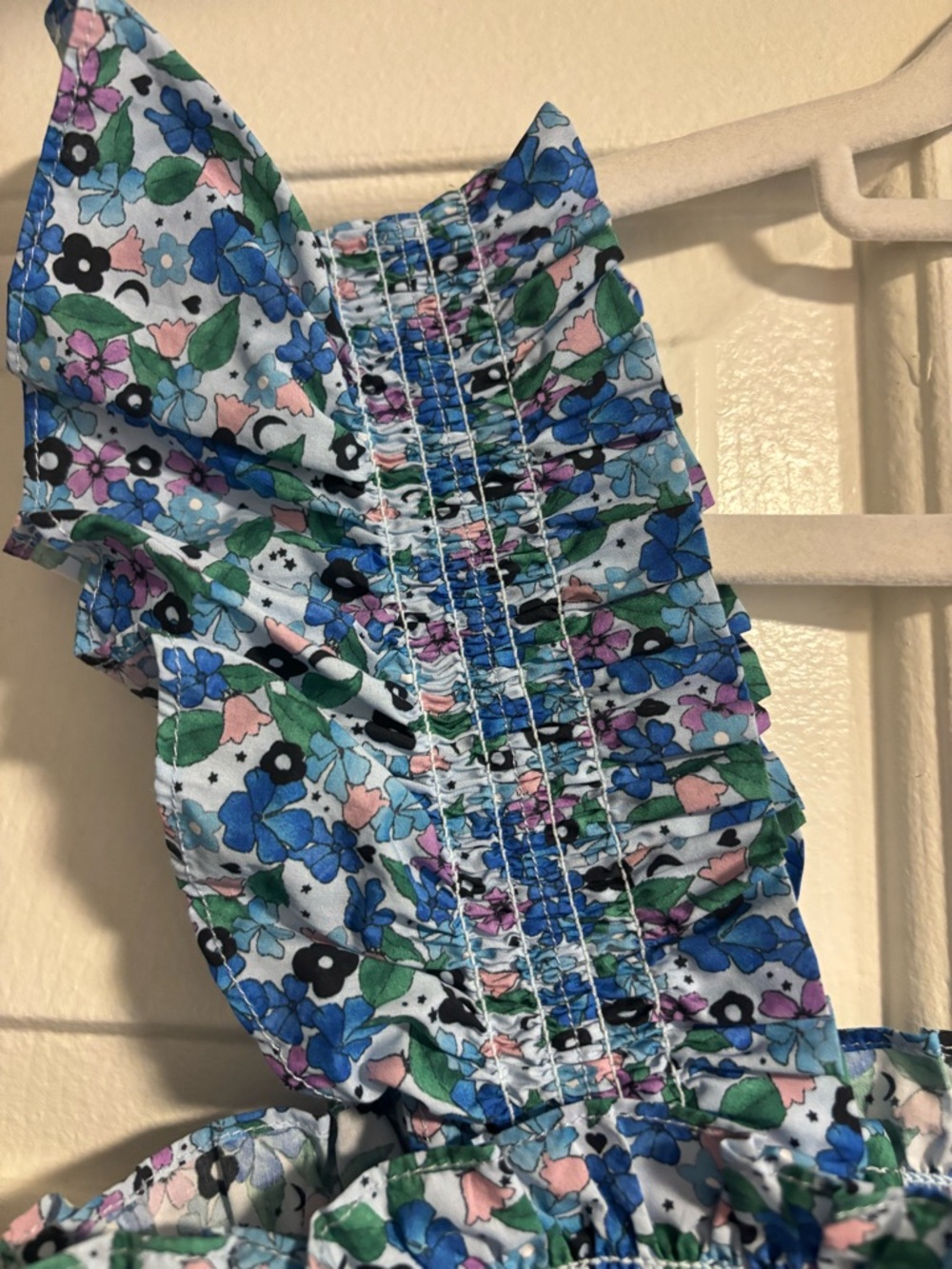 Hill House x Stephanie Fishwick Elizabeth mini Nap Dress in Beflowered Charms - Picture 3 of 4